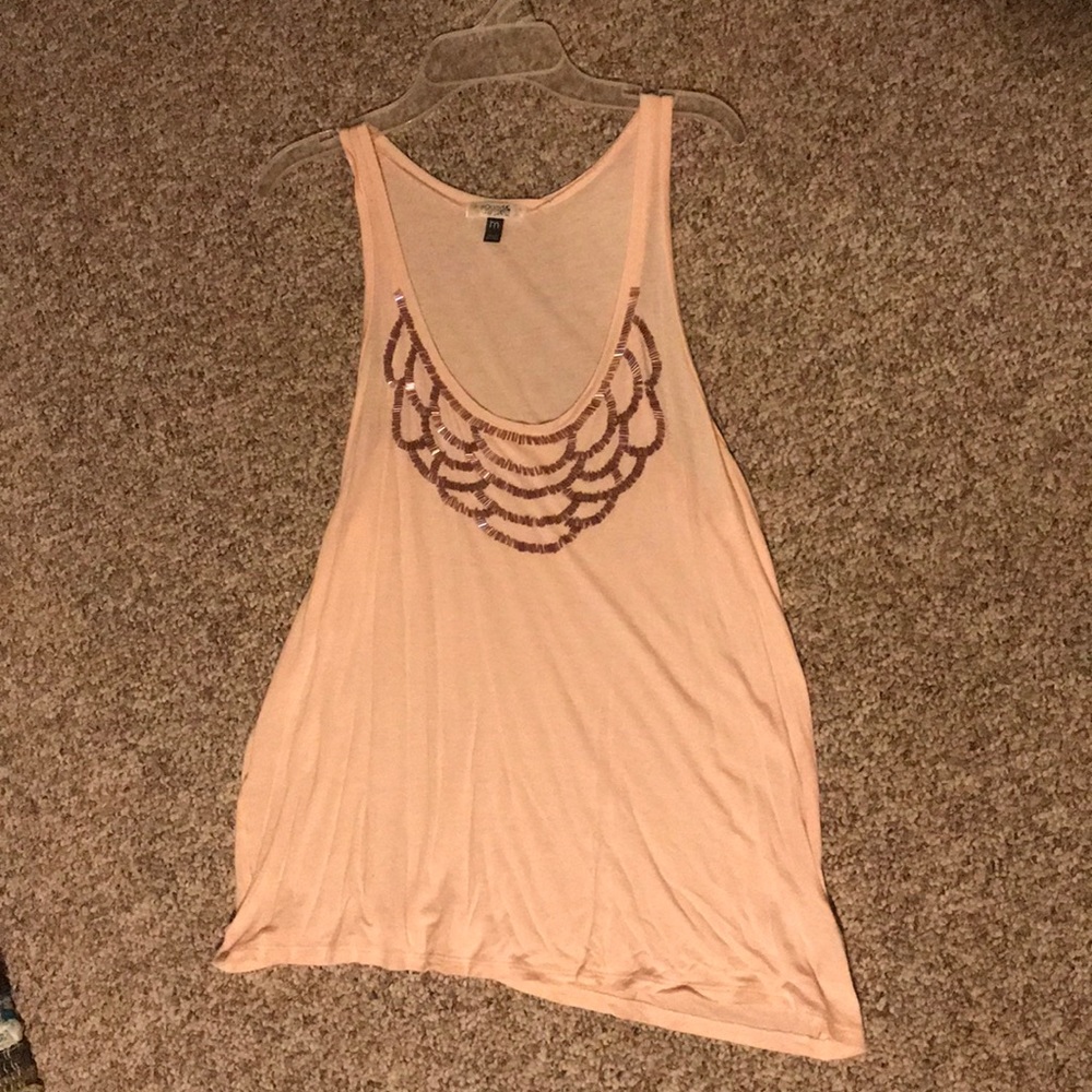 Sound & Matter beaded formal Tank top Size M